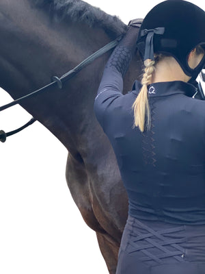 GISELE EQUESTRIAN BASE LAYER IN BLACK