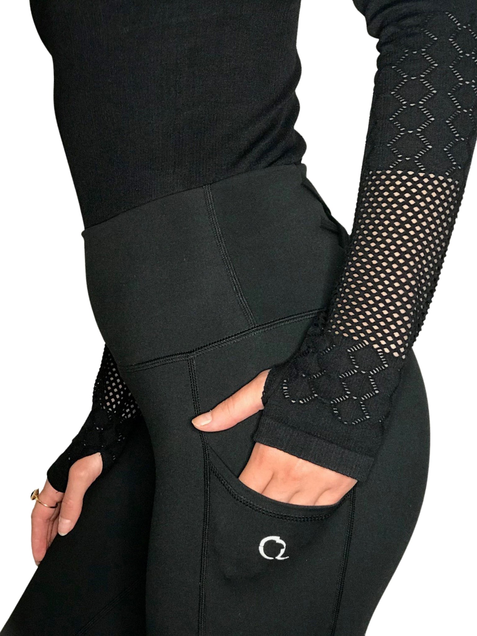 SOPHIA RIDING LEGGINGS IN BLACK