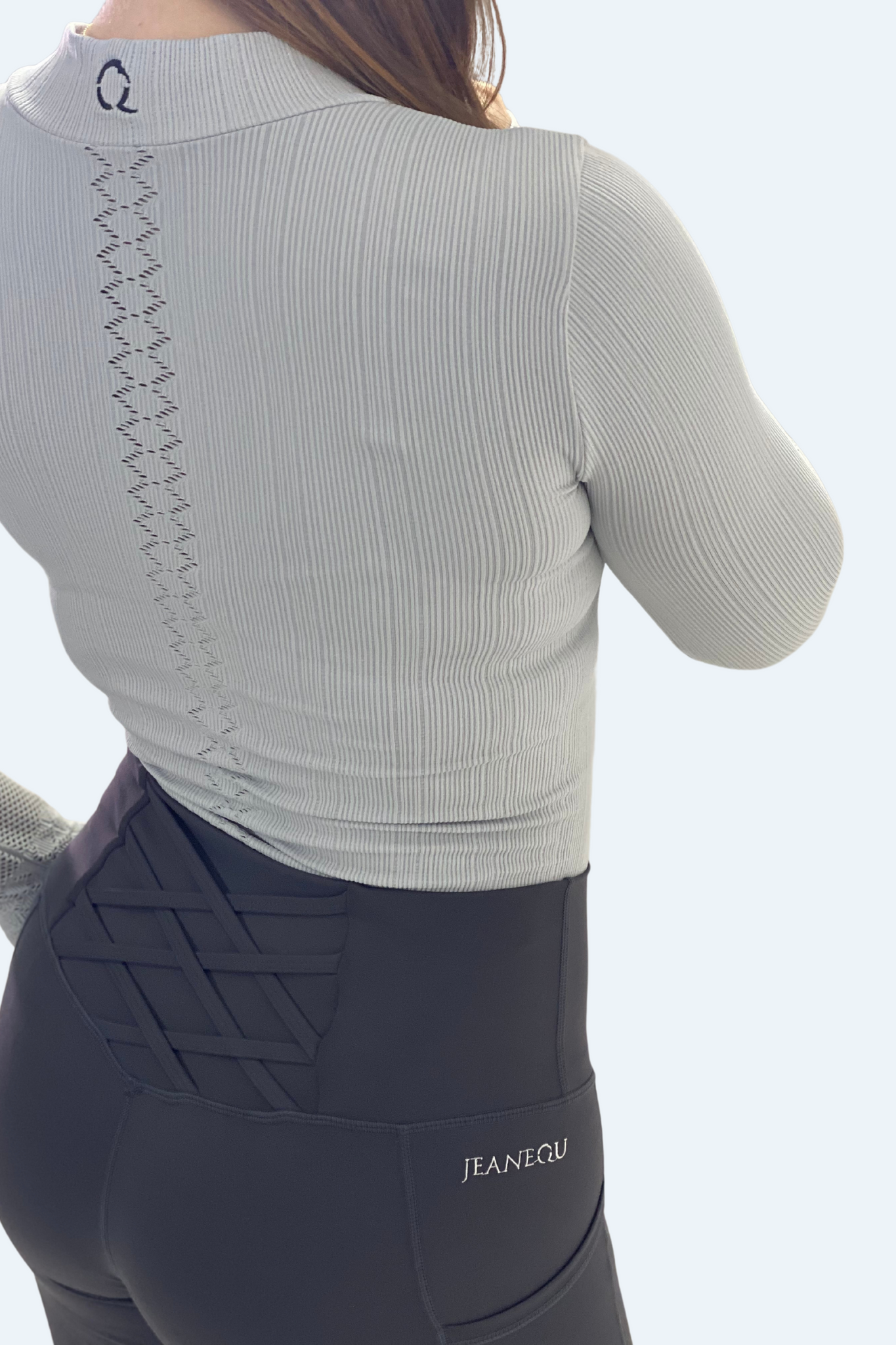 SOPHIA RIDING LEGGINGS IN PEWTER GREY